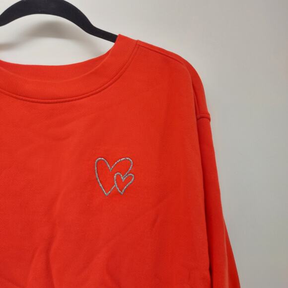 Universal Thread Red Sweater Heart Valentines Preppy XL - Picture 7 of 14